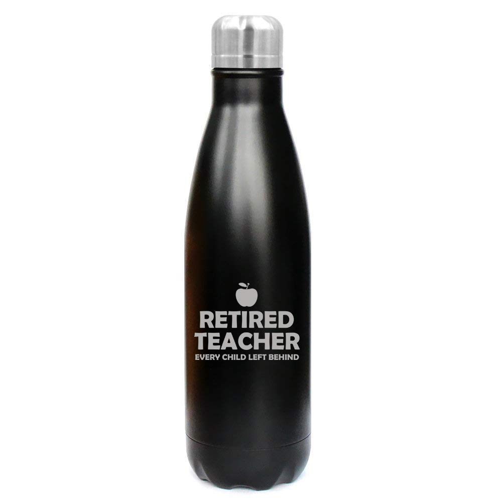 17 oz. Double Wall Vacuum Insulated Stainless Steel Water Bottle - Leakproof Travel Mug for Coffee & Tea - Perfect Gift for Teachers, Students & Office Workers - Ideal for Hiking, Gym & Daily Commute