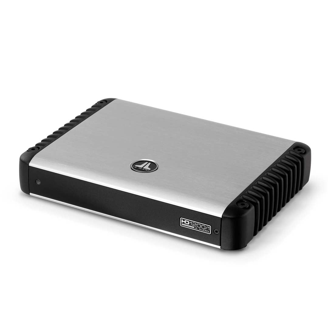 JL Audio HD1200/1 HD Series Class D Monoblock Car Amplifier - 1200W RMS Power for Deep Bass | Perfect for Car Audio Systems & Subwoofer Upgrades