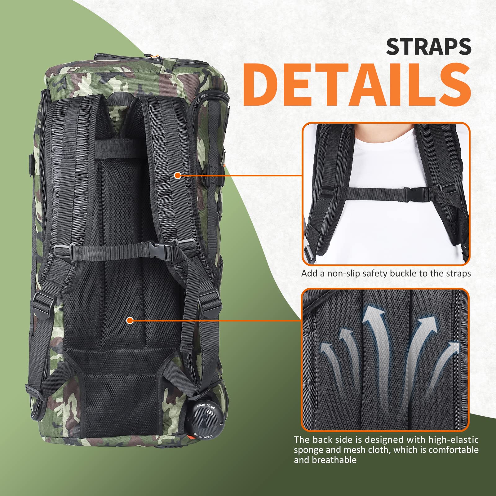 JBL Partybox 310 Speaker Backpack - Portable Travel Storage Case for JBL Partybox Bluetooth Speaker (Camouflage Design) | Perfect for Outdoor Parties, Camping & Music Events