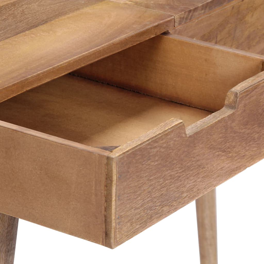 HURRISE Storage Desk with Large Load Bearing - Modern Dressing Table for Bedroom & Home Office, Perfect for Makeup Vanity, Study Desk, and Workstation Organization
