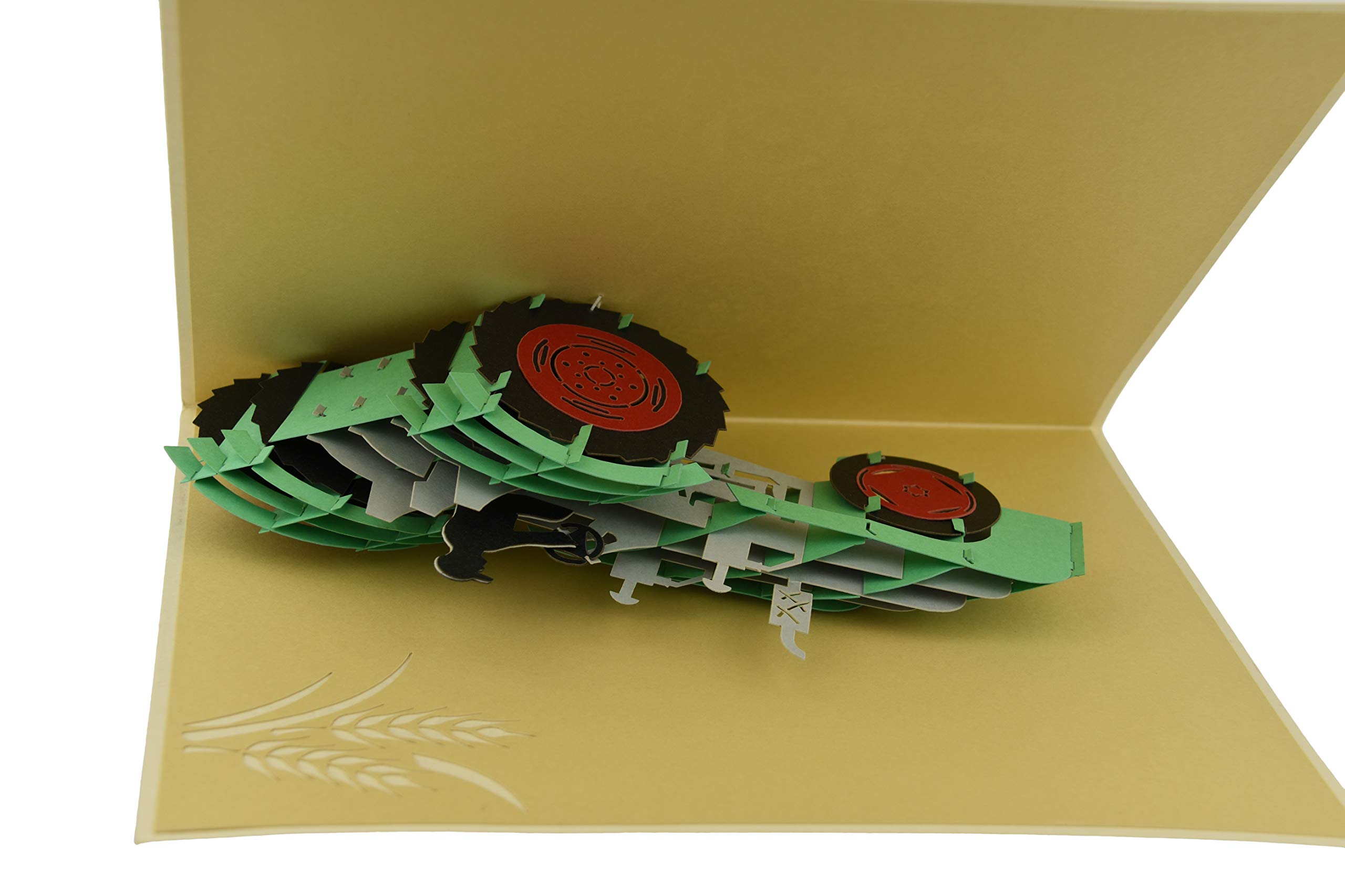 3D Pop Up Tractor Greeting Card for Father's Day, Kids Birthday, Special Occasions | Unique Handmade Gift for Dad, Boys, Farmers | Perfect for Birthdays, Anniversaries, Thank You Cards