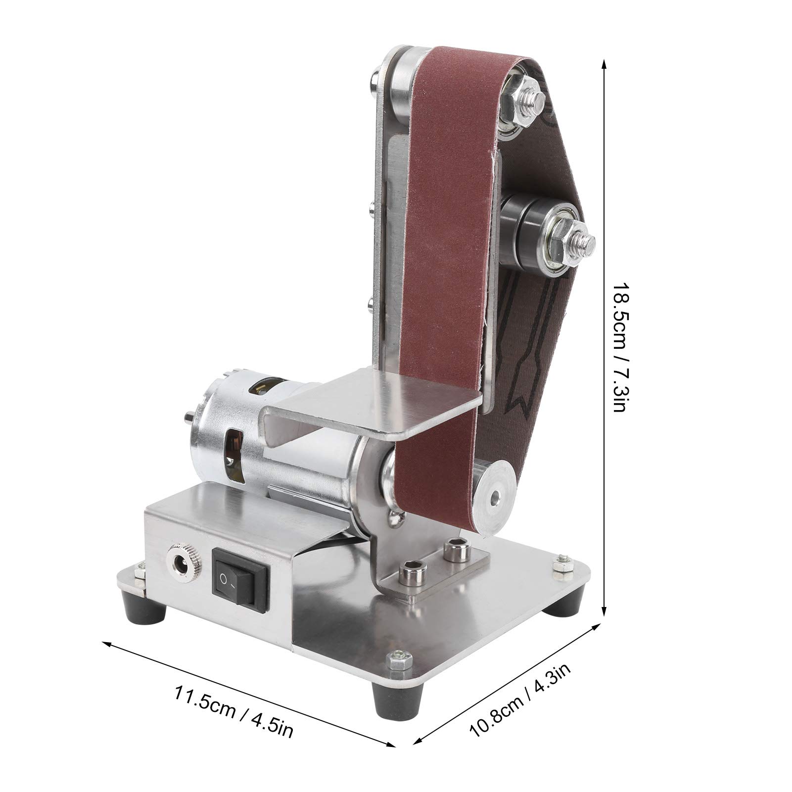 Mini Electric Belt Sander 775 - Multifunctional DIY Polishing & Grinding Machine, 110-240V (US Plug) - Perfect for Woodworking, Metal Polishing & Home DIY Projects