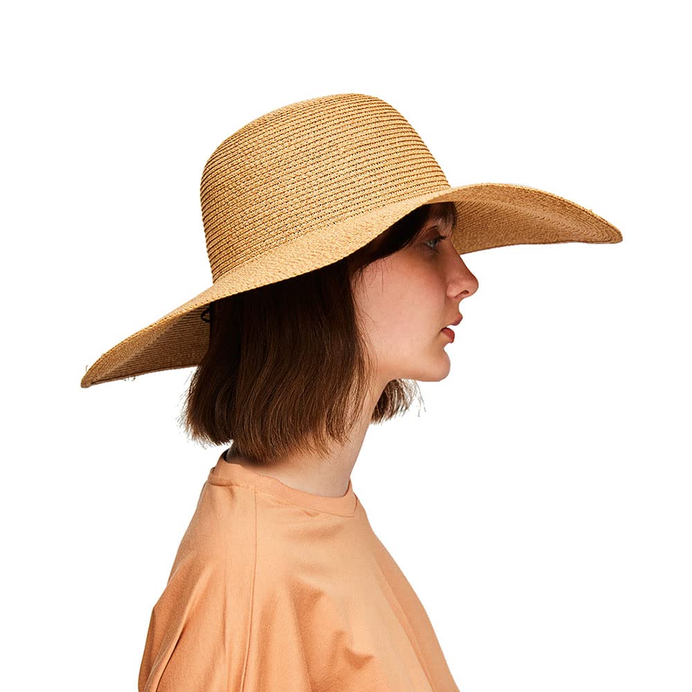 Women's Wide Brim Straw Hat - UPF50+ Foldable Floppy Sun Hat for Summer Beach, Travel & Outdoor Activities
