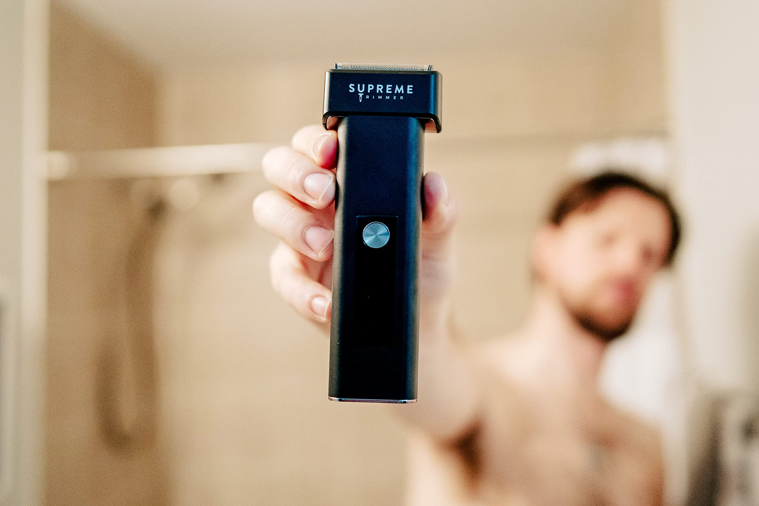 Supreme Trimmer 2-in-1 T-Fader Foil Shaver & T-Shaper Trimmer Set | ST5210 Beard Trimmer & STF501 Electric Razor | Gold | Perfect for Beard Grooming, Hair Cutting & Travel Use