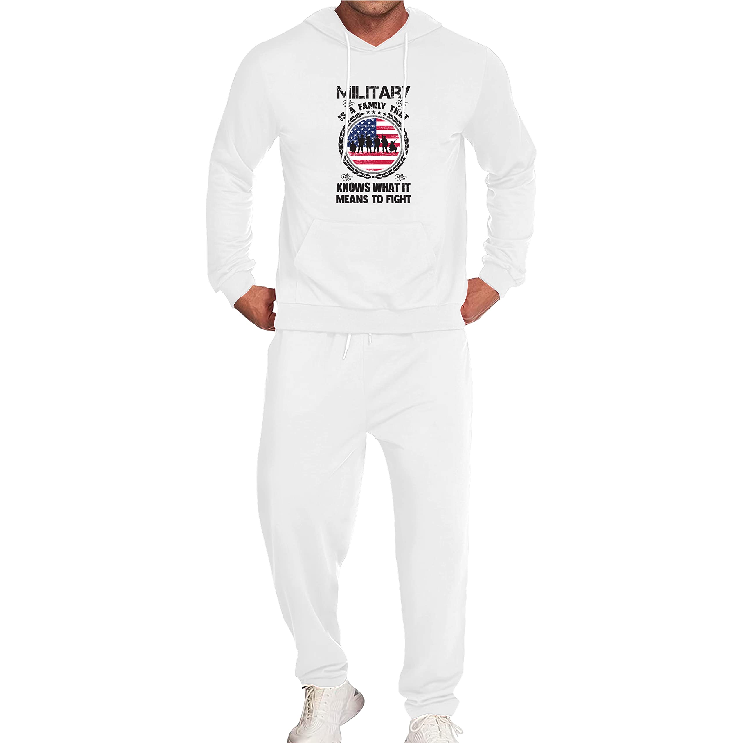 Men's Athletic Tracksuit Set - 2 Piece Casual Jogging Outfit for Running, Gym & Lounge Wear | Comfortable Sweatsuit for Men