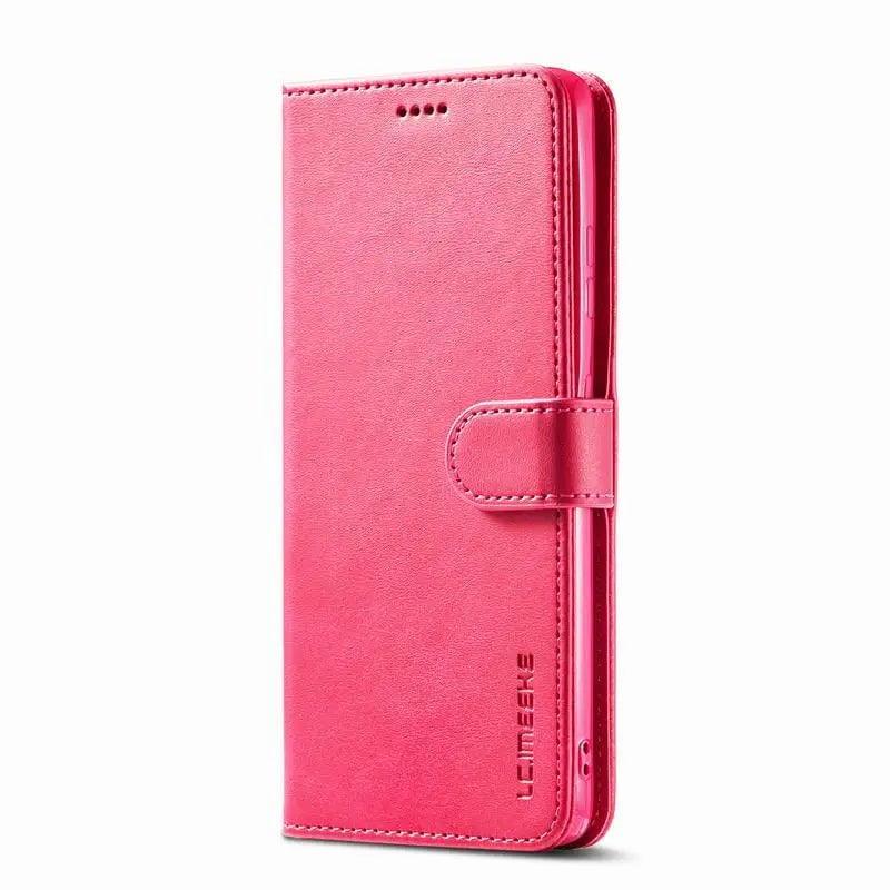 Samsung Galaxy S24 Genuine Leather Wallet Case - Slim Protective Cover with Card Slots for Daily Use & Travel