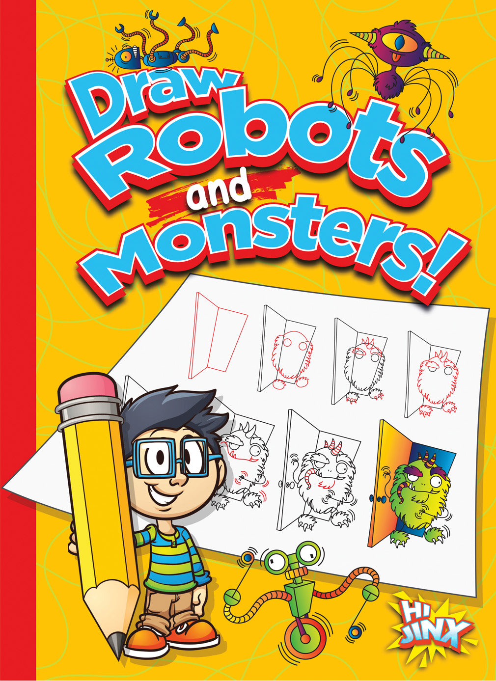 Draw Robots and Monsters - Step-by-Step Drawing Guide for Kids & Beginners | Fun Creative Activity for Home & School