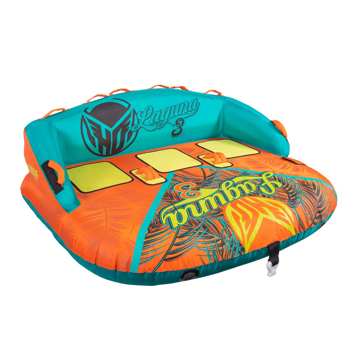 HO Laguna 3 Towable Tube - 3 Person Inflatable Water Tube for Boating & Lake Fun | Perfect for Family, Friends & Summer Water Sports Activities
