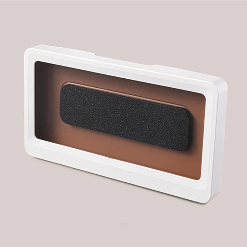 Waterproof Self-Adhesive Shower Phone Holder - White Bathroom Wall Mount Storage Case for iPhone & Android - Perfect for Shower, Kitchen & Swimming Pool Use