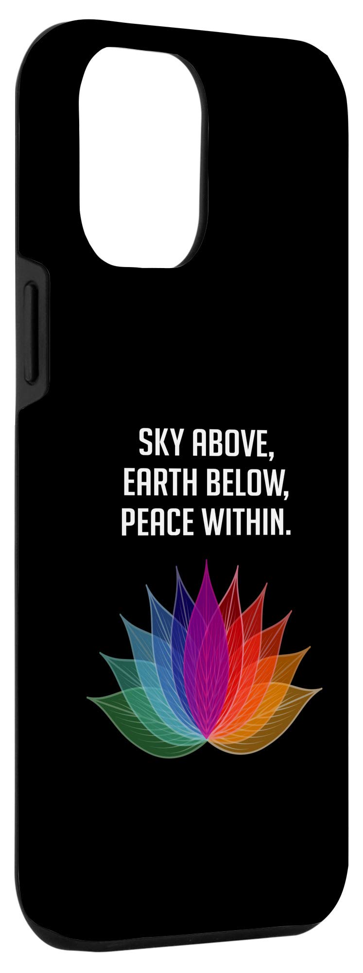 iPhone 12 Pro Max Case - Spiritual Earth & Sky Design - Durable Protective Phone Cover for Meditation, Yoga & Daily Use