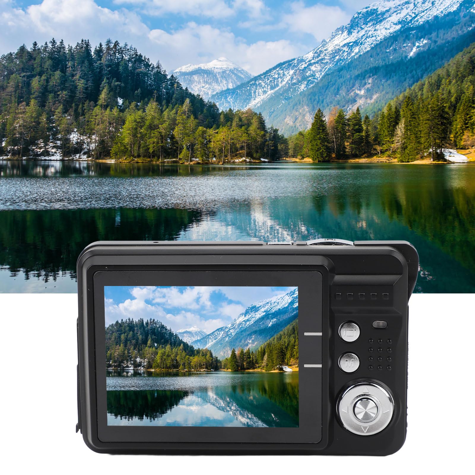 48MP HD Digital Camera with 2.7in TFT Display, 8x Zoom Anti-Shake Autofocus - Perfect for Students, Travel & Family Photography | Compact Smart Pocket Camera for Vlogging, Outdoor Adventures & Home Use