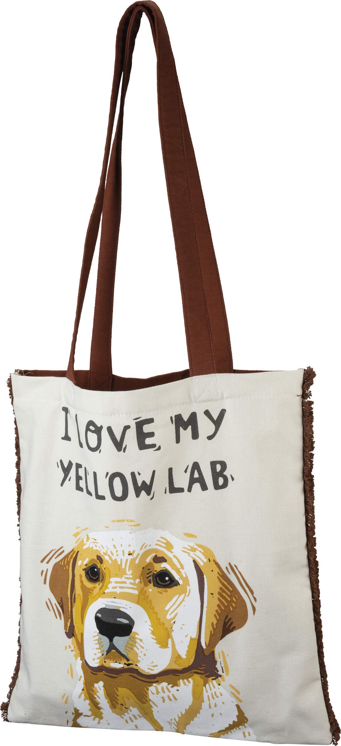 Stylish Tote Bag - I Love My Yellow Lab - Perfect for Dog Lovers, Grocery Shopping & Beach Outings
