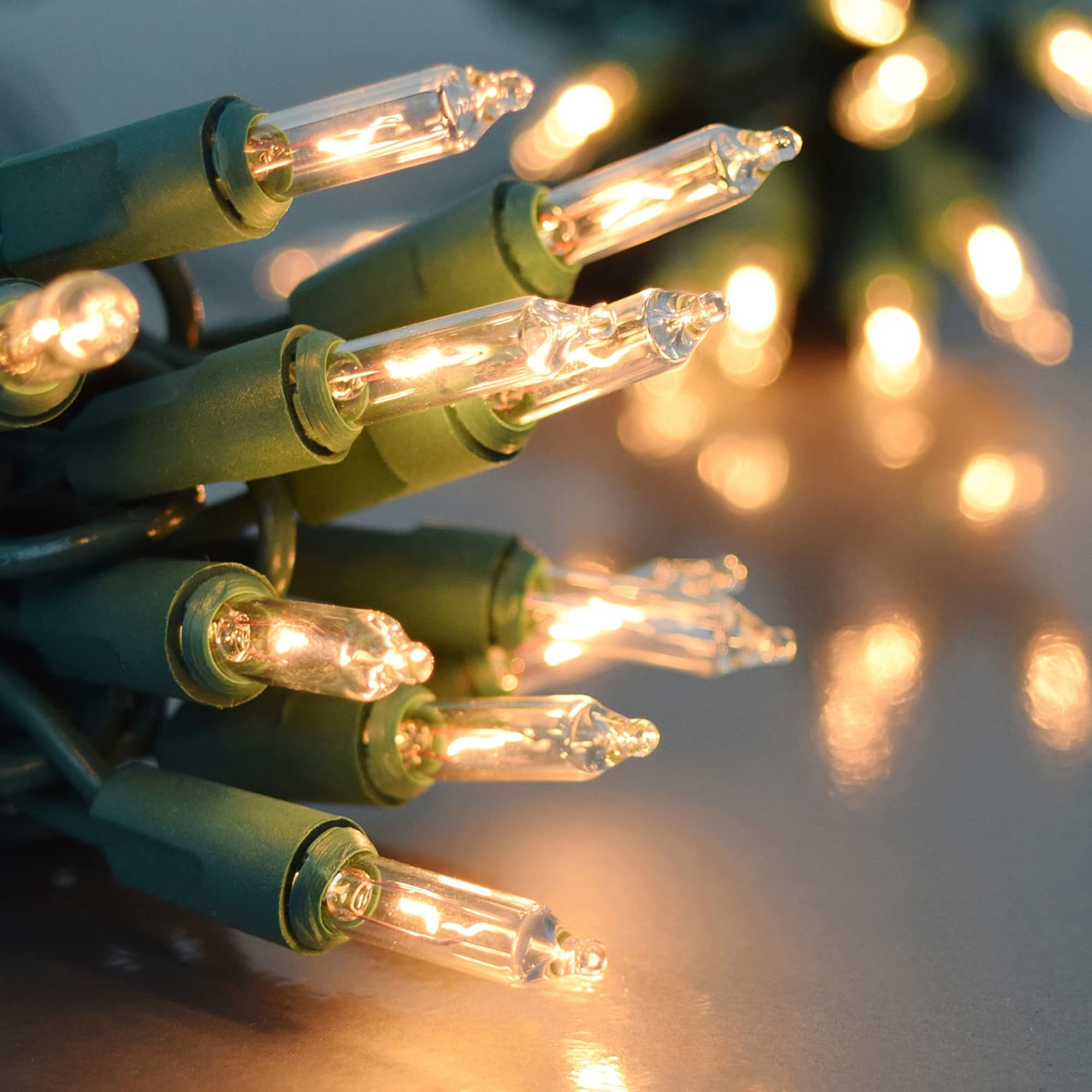 FUNPENY 30FT 150-Light Warm White Christmas String Lights with Green Wire - Indoor/Outdoor Holiday Decor for Christmas Trees, Parties & Home - Perfect for Xmas Decorations, Garden, Patio & Festive Events