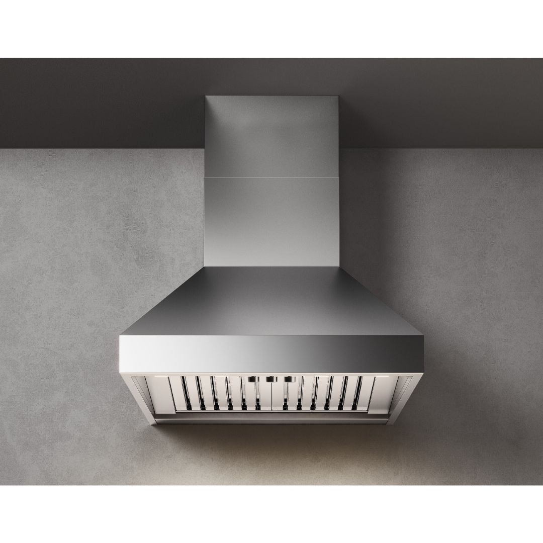 Falmec Pyramid Pro 36 Inch 1000 CFM Stainless Steel Island Mount Range Hood - FPDPR36I9SS 3 | Powerful Kitchen Ventilation for Modern Open-Concept Homes