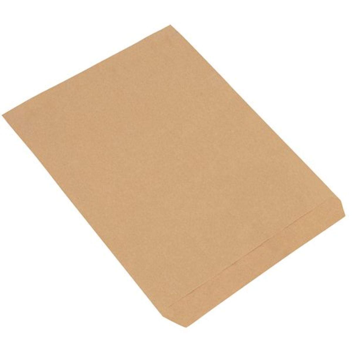 Eco-Friendly Kraft Flat Merchandise Bags 12x15 Inches - Pack of 1000 | Partners Brand PBGM105K | Perfect for Retail Packaging, Gift Wrapping & Small Business Shipping