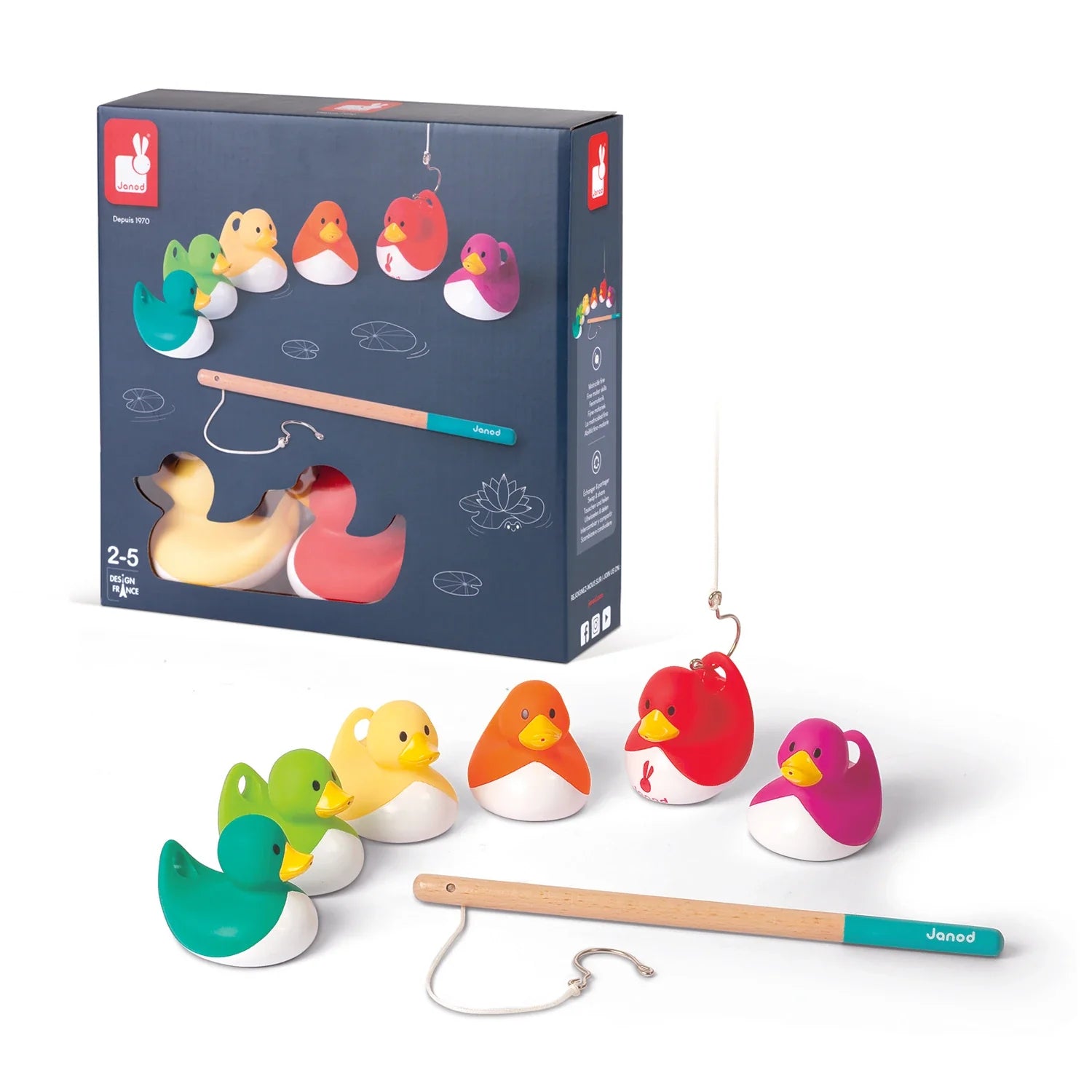 Ducky Fishing Game for Kids - Fun Interactive Bath Toy with Floating Ducks - Perfect for Toddler Learning & Bathtime Play