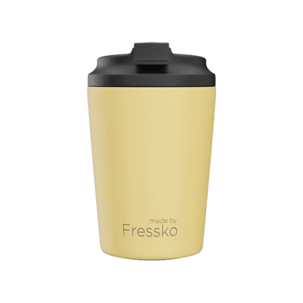Fressko Reusable Ceramic Coffee Cup - Eco-Friendly Travel Mug for Hot & Cold Drinks | Perfect for Office, Camping & Outdoor Adventures