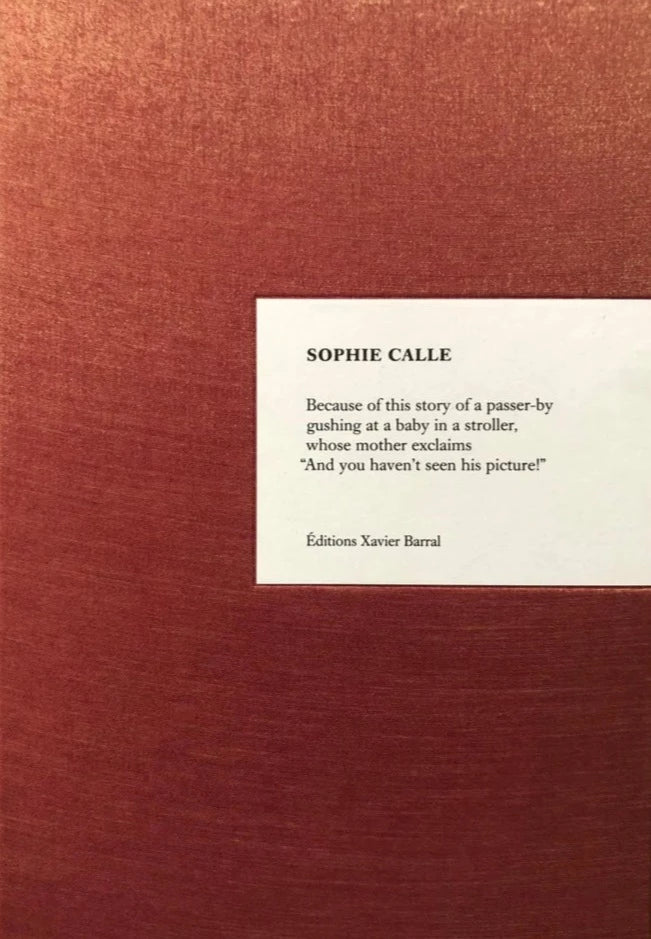 Sophie Calle Art Book - Contemporary Photography & Conceptual Art Collection - Perfect for Art Lovers, Collectors, and Home Decor