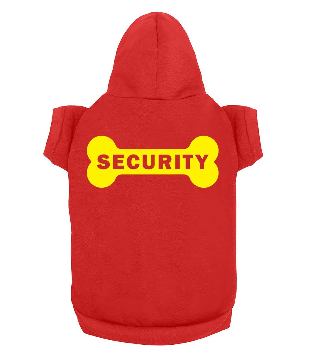 Funny Dog Hoodies - Cute & Secure Pet Sweatshirt for Puppies & Cats | Soft, Breathable Dog Clothes for Small & Large Breeds | Perfect for Outdoor Walks & Photo Shoots | Red (X-Small)