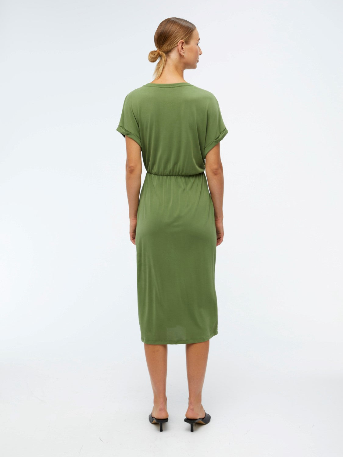 JANNIE DRESS in Vineyard Green - Flowy Summer Midi Dress for Women, Perfect for Garden Parties, Beach Vacations & Date Nights