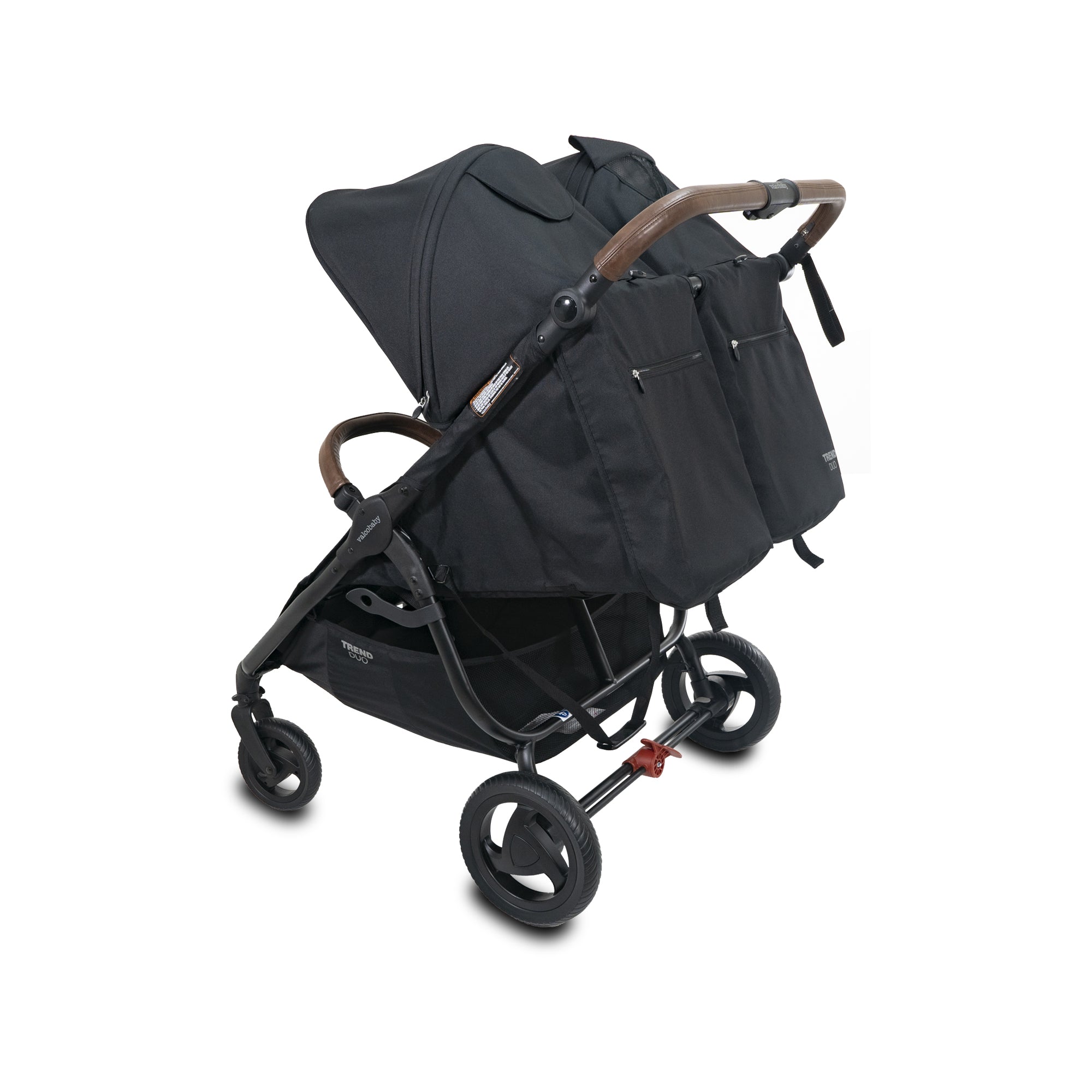 Valco Baby Duo Trend Double Stroller - Lightweight Compact Side by Side Stroller for Twins & Toddlers | Perfect for Shopping, Travel & Outdoor Adventures