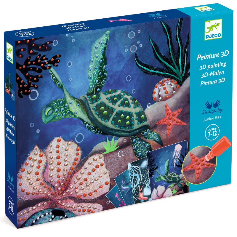 Abyss 3D Painting Set for Adults & Kids - DIY Art Kit with Brushes & Paints - Perfect for Home Decor, Gifts & Creative Projects