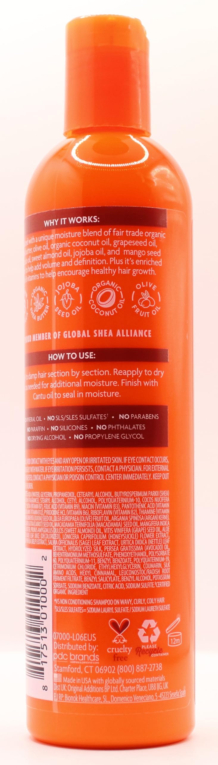 Cantu Shea Butter Moisturizing Curl Activator Cream, Wave Whip Curling Mousse & Hydrating Cream Conditioner Set (3-Piece Combo) for Natural Hair Care & Defined Curls – Perfect for Daily Styling & Frizz Control