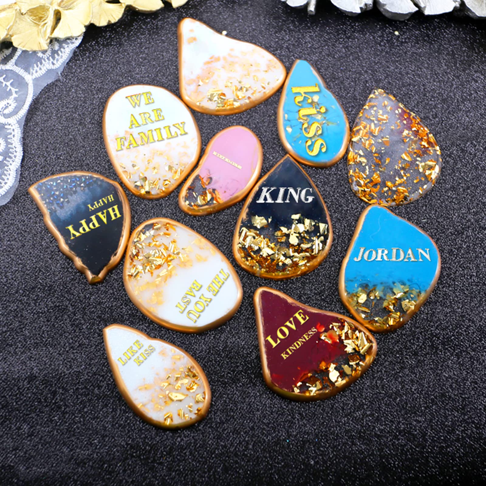 AIERSA Small Letter Stickers for Resin Scrapbooking - Glitter Gold & Silver Alloy Alphabet Number Stickers (3mm & 4.5mm Tall, 12 Sheets Self-Adhesive) - Perfect for DIY Crafts, Journaling, Card Making, and Home Decoration