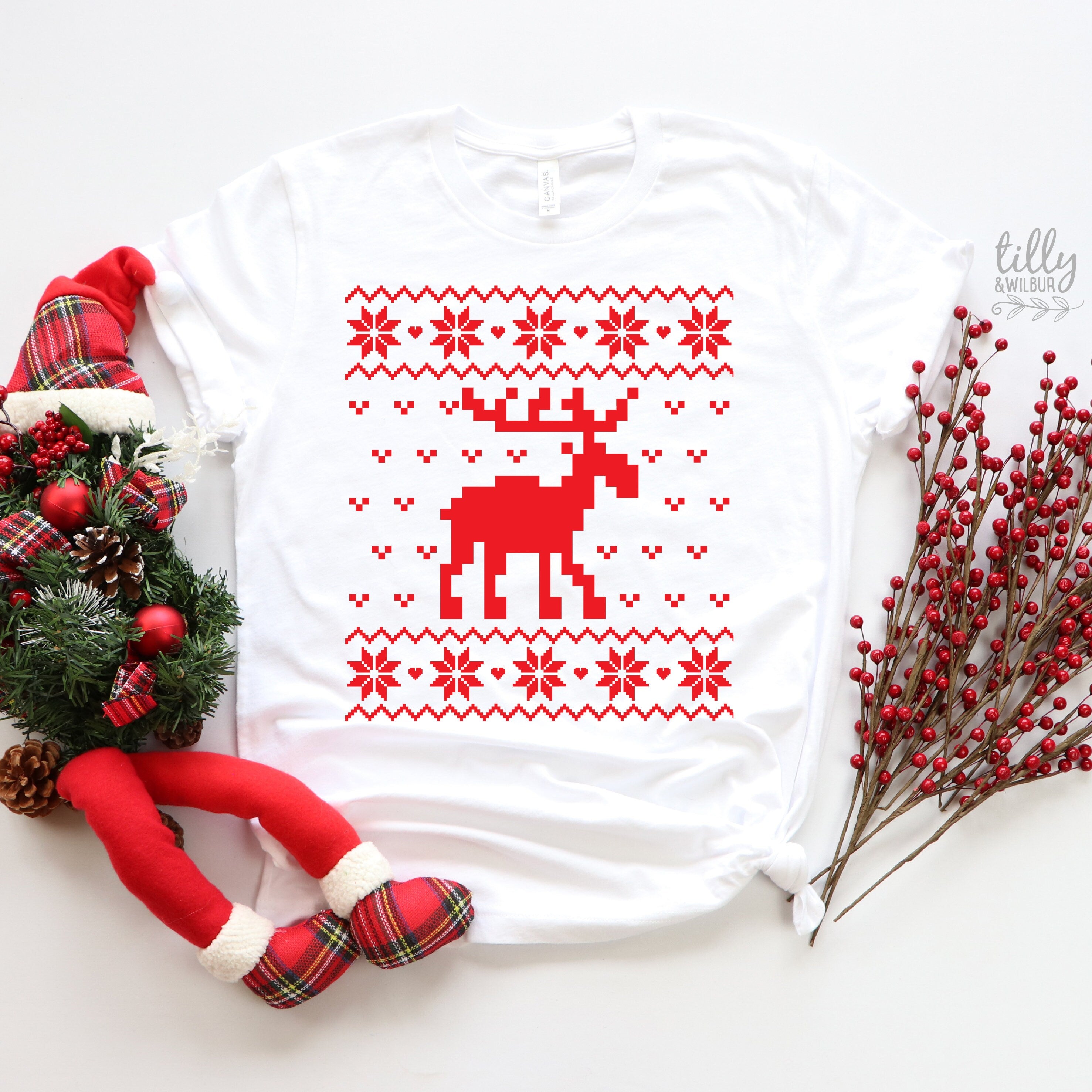 Festive Christmas T-Shirt - Multiple Colors Available - Perfect for Holiday Parties & Family Gatherings