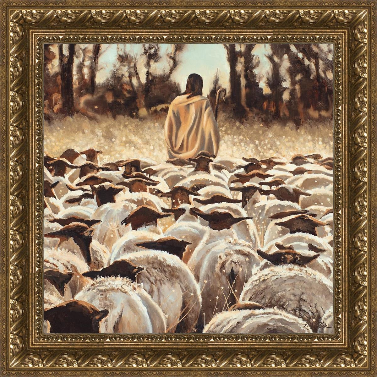 Be Ye Followers of Me - Inspirational Christian Wall Art for Home & Church Decor | Perfect for Living Room, Bedroom & Office