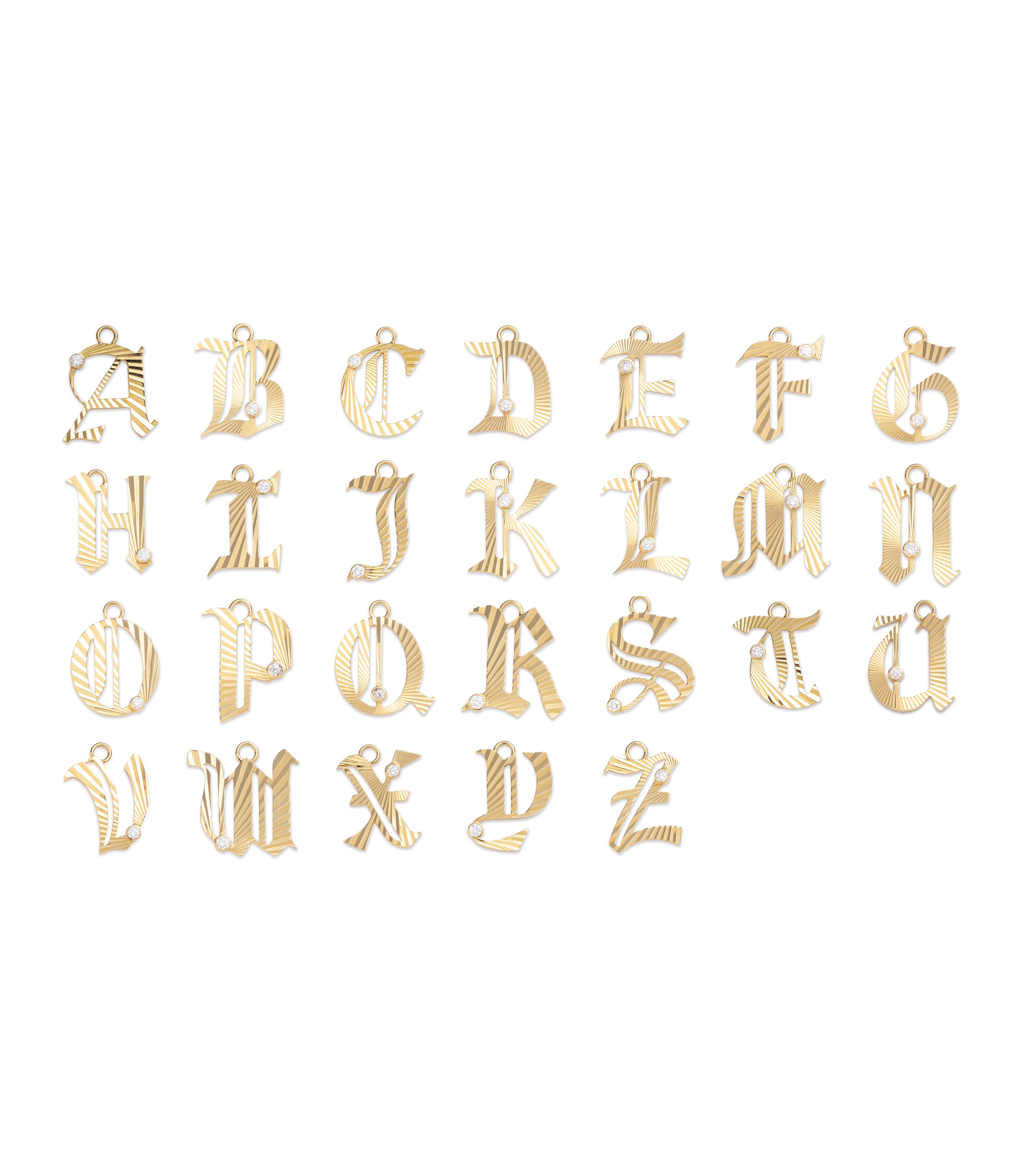 Personalized Initial Pendant Necklace - 14K Yellow Gold Diamond Letter Charm with Annex Link Chain | Elegant Jewelry Gift for Women, Birthday, Anniversary & Special Occasions