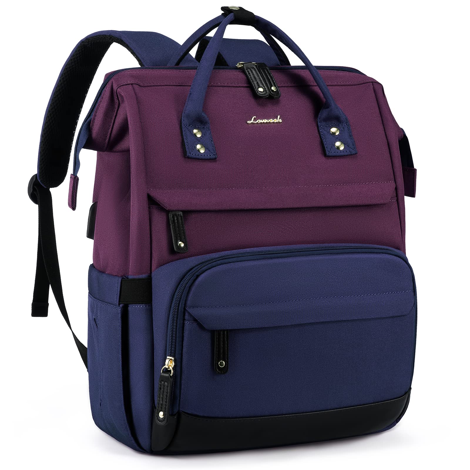 LOVEVOOK Women's Laptop Backpack - Stylish Work Backpack for Professionals, Teachers & Students - Perfect for Office, School & Travel (Fits 15.6 Inch Laptop)