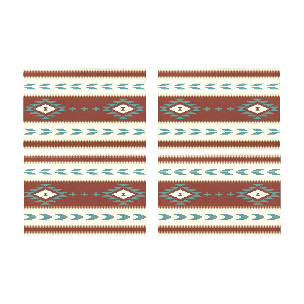 Premium Sedona Falls Placemats Set of 4 - Waterproof & Heat-Resistant Table Mats for Dining, Kitchen, and Outdoor Picnics