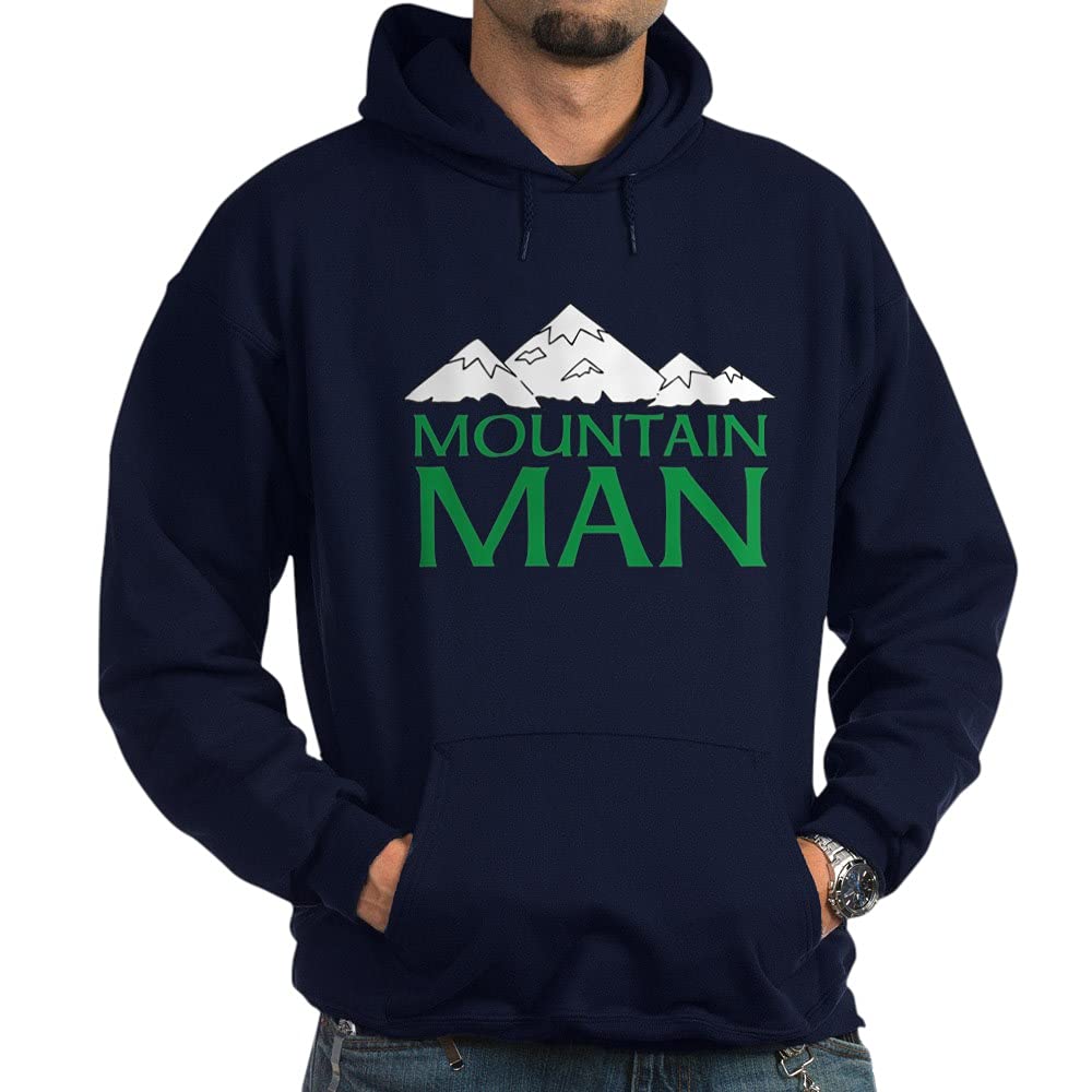 Mountain Man Hoodie Sweatshirt - Cozy Fleece Pullover for Outdoor Adventures & Casual Wear | CafePress