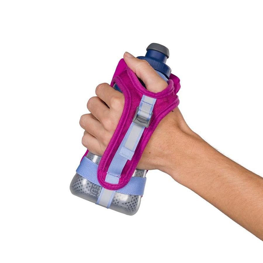 QuickSqueeze Plus 12oz Insulated Handheld Water Bottle - Leak Proof & BPA Free for Gym, Hiking & Outdoor Activities
