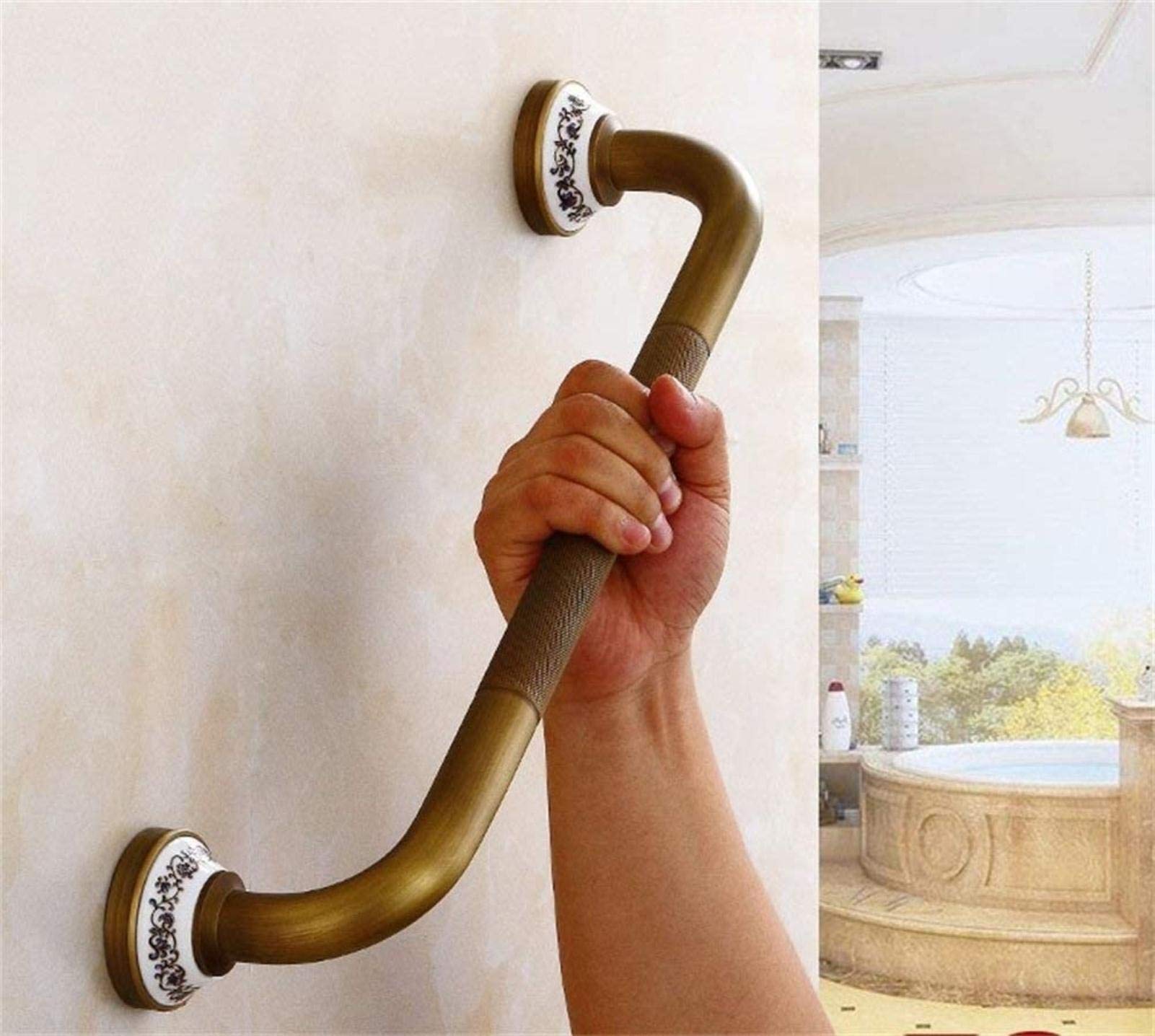 Non-Slip Bathroom Safety Grab Bar - Adjustable Bathtub & Toilet Handrail for Elderly, Disabled & Pregnant Women - Sturdy Shower Handle & Towel Holder for Fall Prevention & Accessibility (Perfect for Bathrooms, Showers & Mobility Assistance)