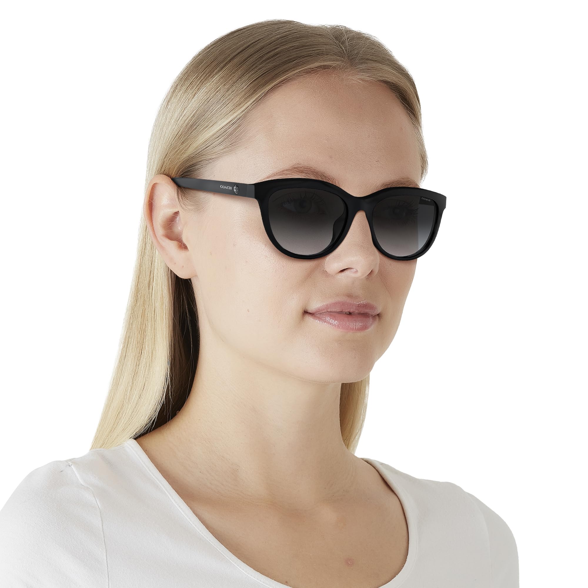Coach Women's HC8285U Square Sunglasses – Classic Universal Fit for Everyday Wear, Driving & Outdoor Activities
