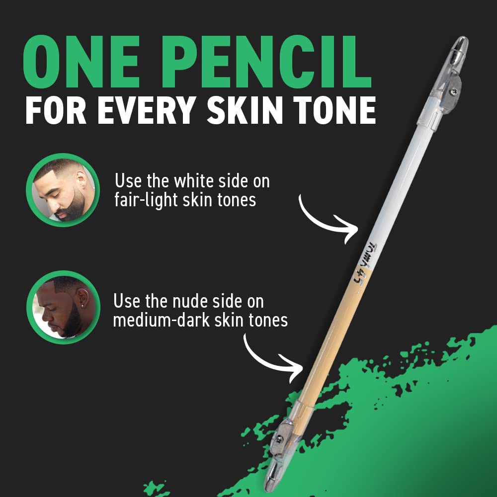 Tomb45 Barber Pencil Precision 3-Pack - Professional Eyebrow & Beard Styling Tool for Grooming, Makeup, and Tattoo Outlining - Perfect for Barbers, Stylists, and DIY Beauty