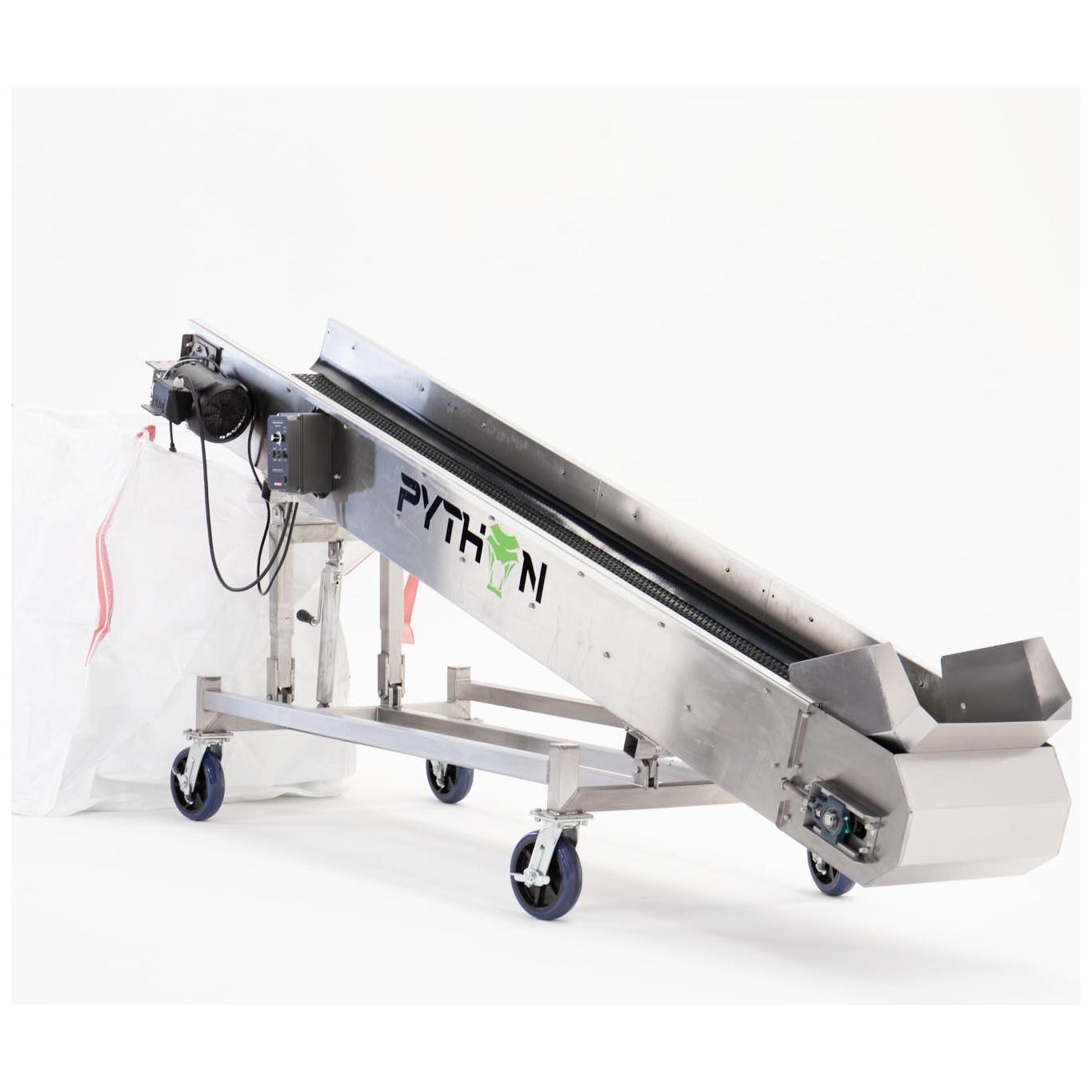 Toms Take Away Belt Outfeed Conveyor System - Industrial Material Handling Equipment for Packaging & Warehouse Automation