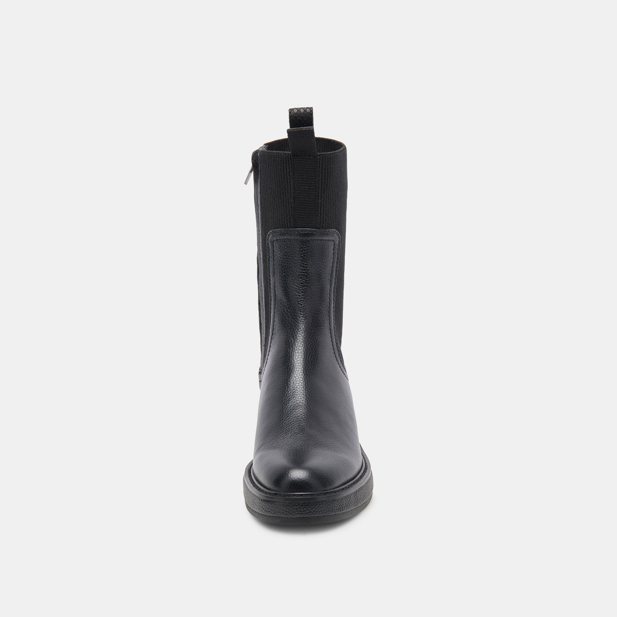 ELYSE H2O Waterproof Black Leather Boots for Women - Fashionable Rain & Snow Boots for Outdoor Activities and Winter Walking