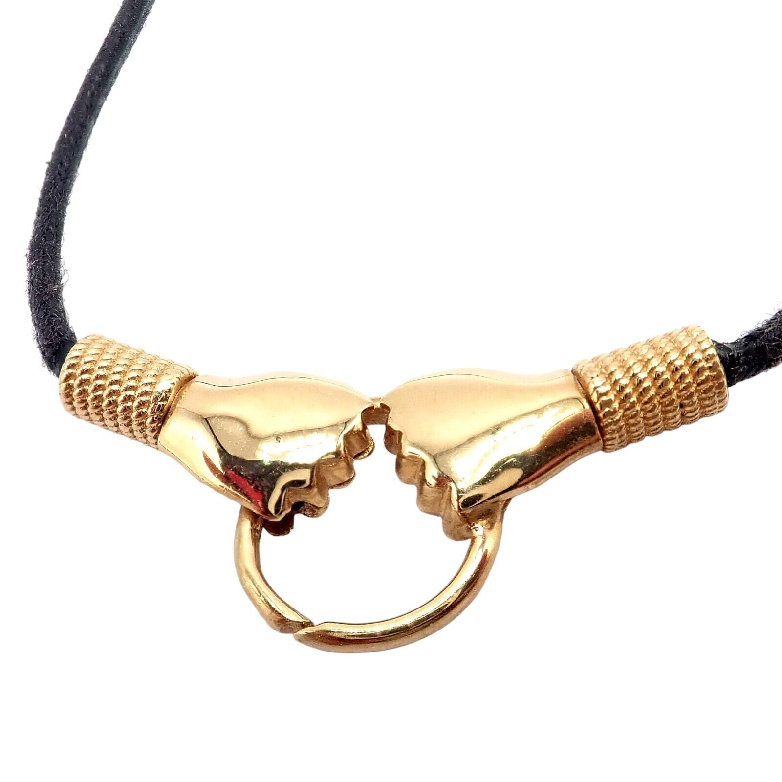 Gucci 18k Yellow Gold Le Marche des Merveilles Tiger Bolo Tie Necklace for Men - Luxury Statement Jewelry for Formal Events & Special Occasions
