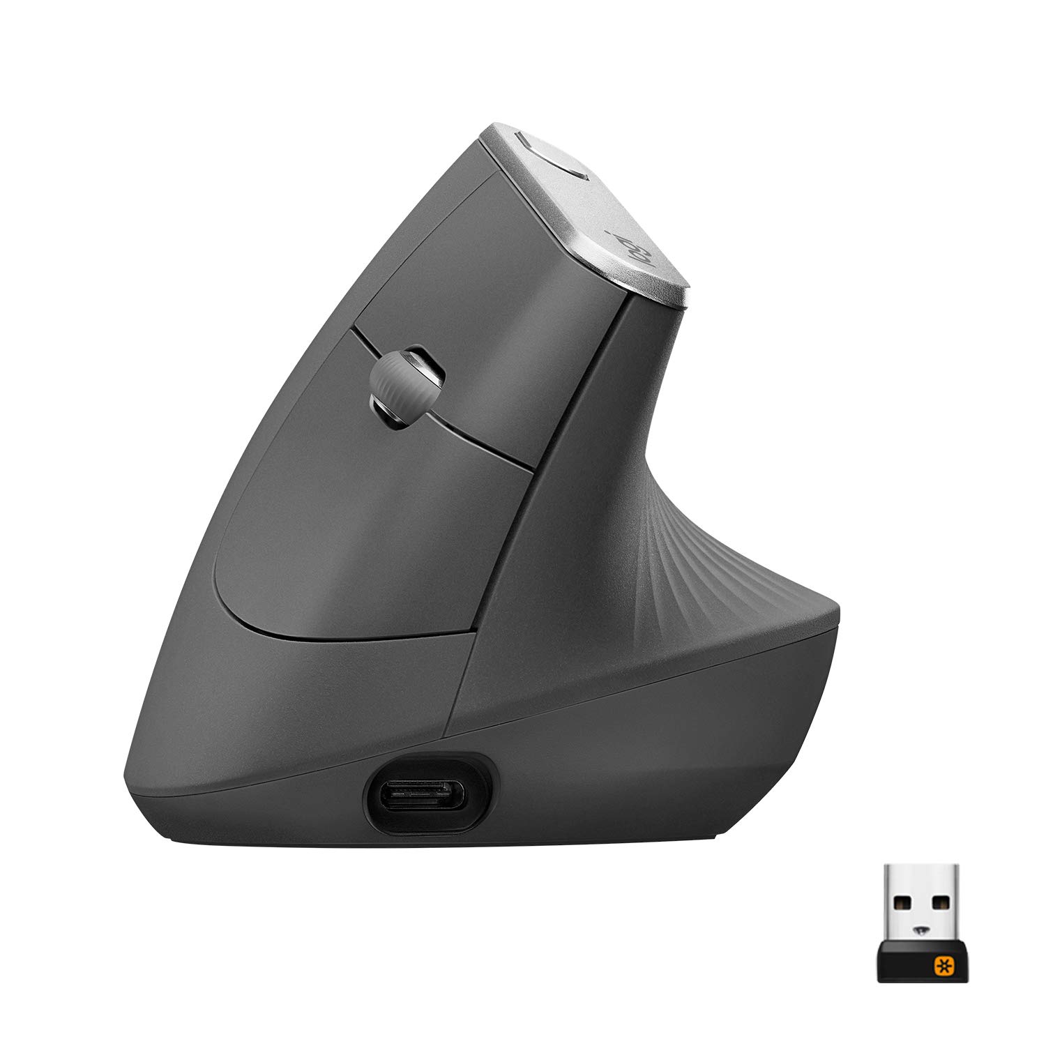 Logitech MX Vertical Wireless Ergonomic Mouse - Rechargeable Bluetooth Mouse for Windows & Mac, Reduces Wrist Pain & Muscle Strain - Perfect for Office Work, Graphic Design & Long Computing Sessions
