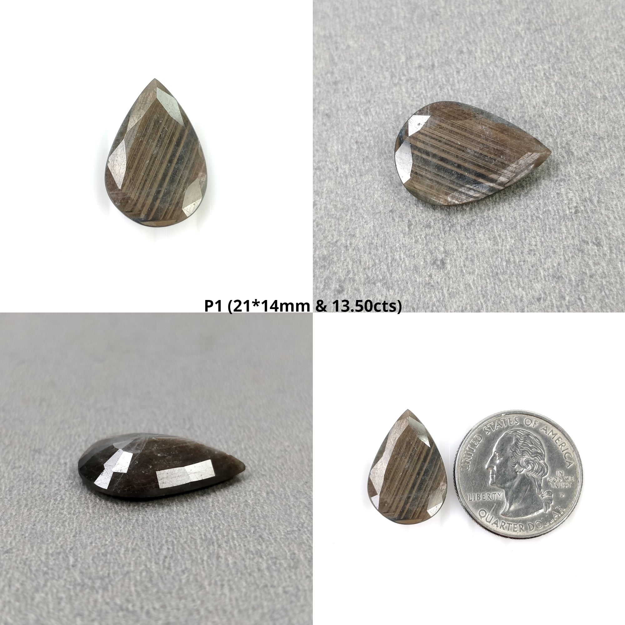 Natural Untreated Golden Brown Chocolate Sapphire Gemstone Pair - Pear Shape, Normal Cut | Ideal for Jewelry Making, Engagement Rings & Unique Gifts (Video Included)