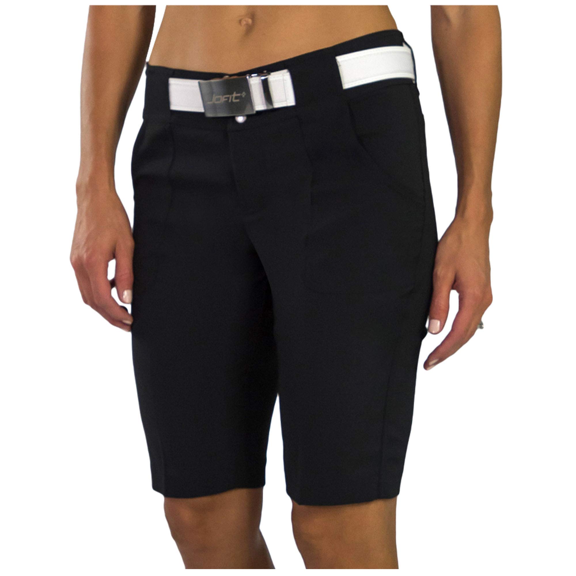 Jofit Women's Athletic Bermuda Shorts - Breathable Stretch Golf & Tennis Shorts for Women - Perfect for Sports, Workouts & Casual Wear