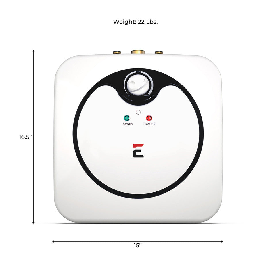 Eccotemp EM 4.0 Electric Mini Tank Water Heater for Under Sink - Instant Hot Water for Bathroom, Kitchen & RV - Compact Point-of-Use Solution