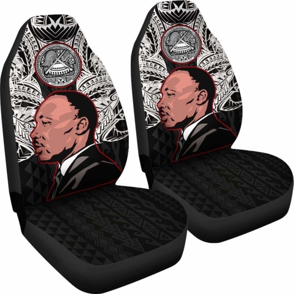 Premium American Samoa Polynesian Car Seat Covers - MLK Inspired Design (105905) | Durable & Stylish Protection for Cars, Trucks & SUVs
