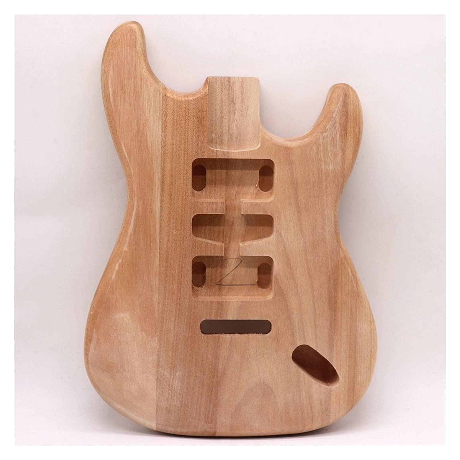 Unfinished Guitar Kit Body - Okoume Wood DIY Electric Guitar Parts for Handmade Projects | Perfect for Custom Builds, Repair & Woodworking Enthusiasts