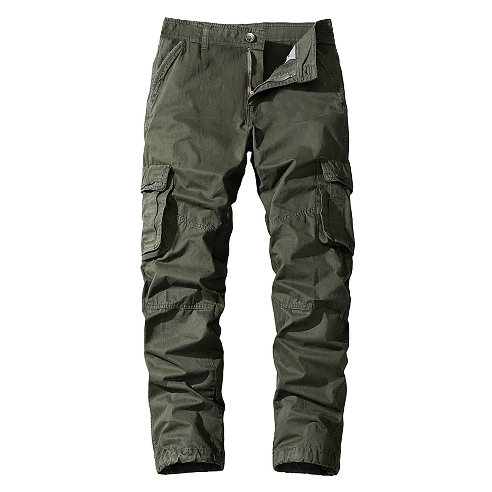 Men's Slim Fit Cargo Pants with Multiple Pockets - Tactical Army Pants for Outdoor Hiking, Work & Workout | Durable & Comfortable for Adventure, Travel & Daily Wear