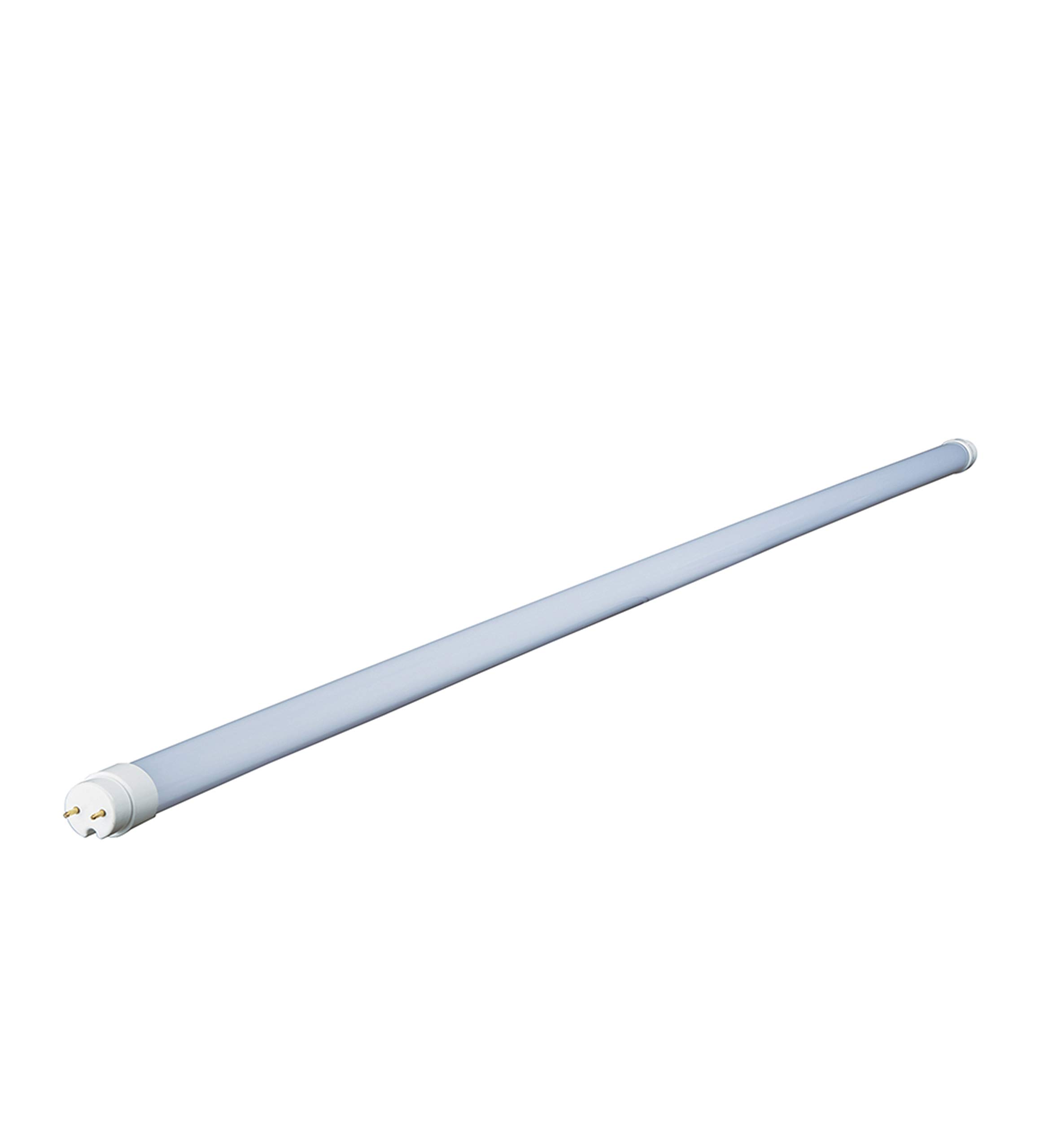 15W T8 LED Tube Light Bulbs - 20 Pack, 1800 Lumens, 4000K Cool White, DLC4 Certified, Plastic Housing, Plug & Play Installation - Perfect for Offices, Warehouses, and Commercial Lighting