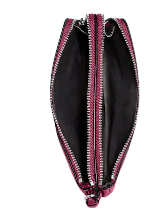 Coach Double Corner Zip Wristlet Crossbody Bag - Stylish Leather Wallet Purse for Women | Perfect for Everyday Use, Travel & Night Out